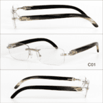 Sừng Tự Nhiên Độc Gọng Kính Khoan Bản Thủ Công Mỹ Nghệ Việt MNV