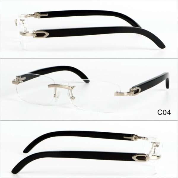 Sừng Tự Nhiên Độc Gọng Kính Khoan Bản Thủ Công Mỹ Nghệ Việt MNV