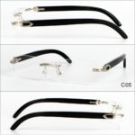 Sừng Tự Nhiên Độc Gọng Kính Khoan Bản Thủ Công Mỹ Nghệ Việt MNV