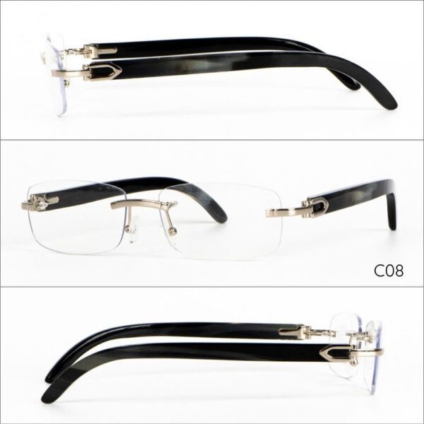 Sừng Tự Nhiên Độc Gọng Kính Khoan Bản Thủ Công Mỹ Nghệ Việt MNV - Ảnh 10