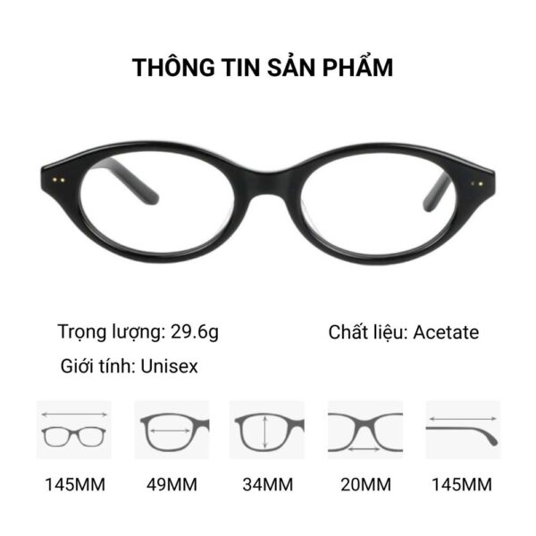 GM Corori Glasses Gọng Kính - Bản Đẹp - Ảnh 2