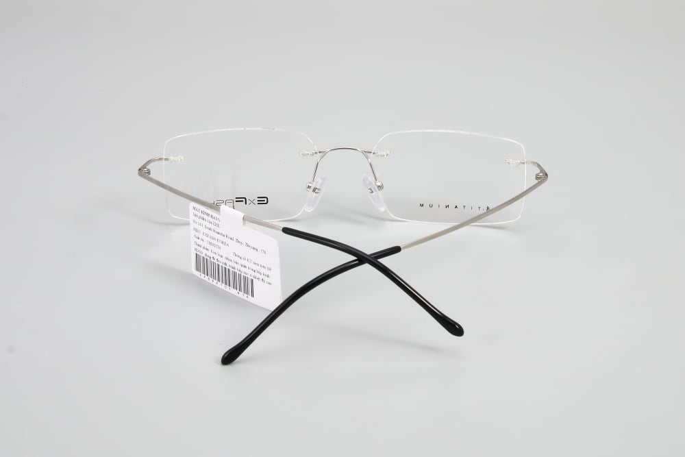Gọng Kính Khoan Titanium Exfash EF39210T Chính Hãng