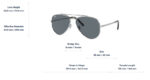 Rayban 0RB3625 Sunglasses Aviator Kính Mát - Tem Chính Hãng Luxottica - Full Box