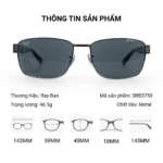 Ray-Ban 0RB3750 Kính Mát – Tem Chính Hãng Luxottica
