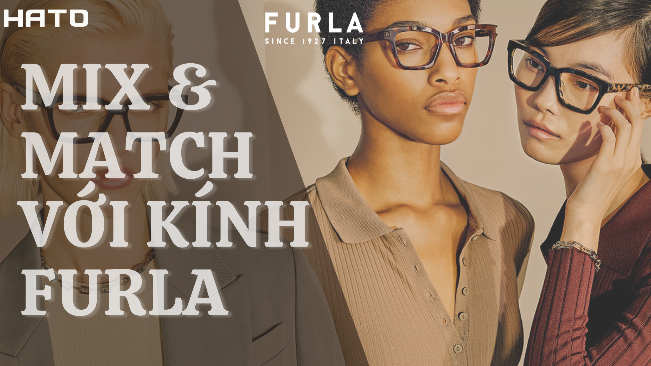mix đồ với kính Furla