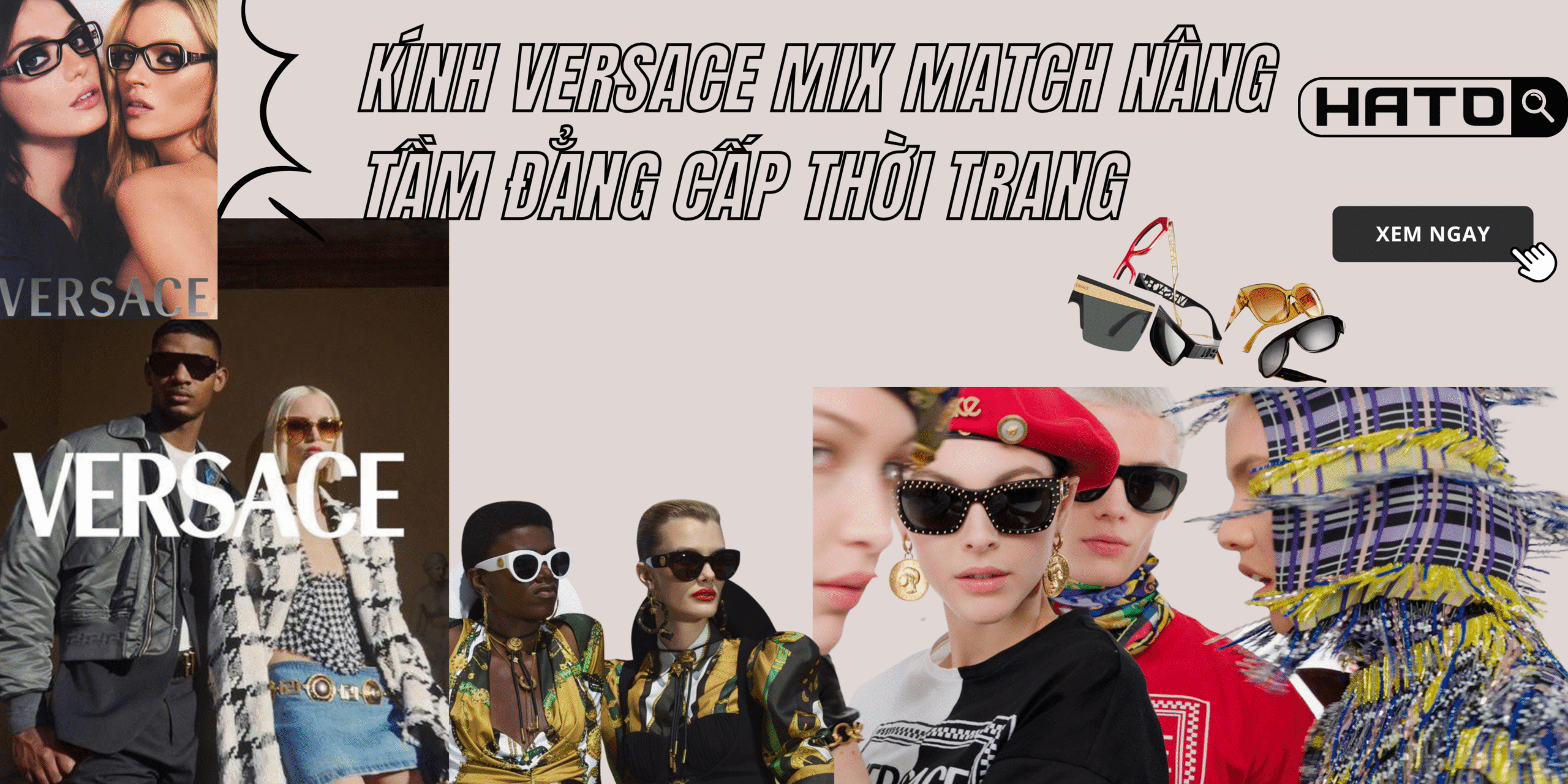 Kính Mắt Versace Mix Match
