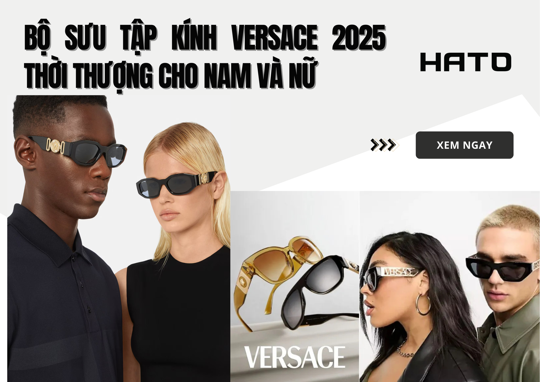 kính versace cho nam và nữ
