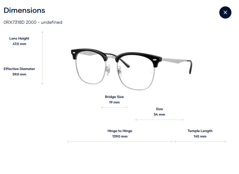 Rayban 0RX7318D