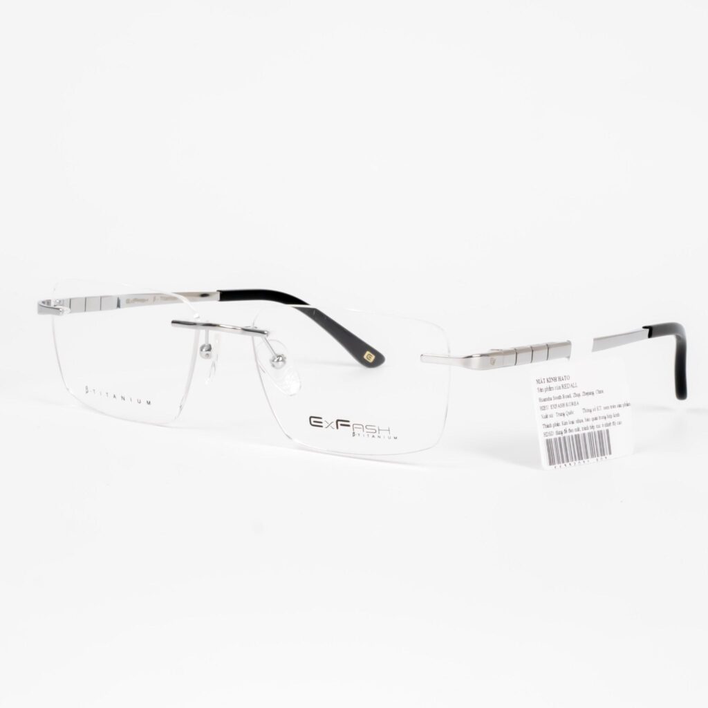 Exfash EF33203T Gọng Kính Khoan Titanium Chính Hãng