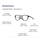 Oakley Pitchman R A 0OX8105F Gọng Kính - Tem Chính Hãng Luxottica