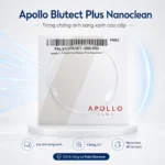 Hình ảnh quảng cáo tròng kính Apollo Blutect Plus Nanoclean với thiết kế hiện đại, cao cấp và sạch sẽ. Sản phẩm nổi bật với khả năng lọc ánh sáng xanh, chống tia UV, dễ lau sạch nhờ lớp phủ Nanoclean, phù hợp cho dân văn phòng, học sinh – sinh viên và người thường xuyên sử dụng máy tính, điện thoại. Đây là lựa chọn tròng kính chính hãng tại Hato Eyewear dành cho nhu cầu bảo vệ mắt hằng ngày.