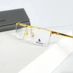 GB Luxury GB0424-008 Gọng Kính Nửa Gọng Titanium Mạ Vàng 18K