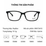 Rayban 0RX7241D Glasses Gọng Kính – Tem Chính Hãng Luxottica – Full Box