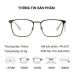 Gọng Kính Police VPLR69 - Tem Chính Hãng 101