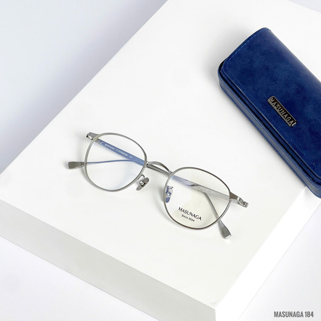 Masunaga 184 – Gọng Kính Tròn Titanium Chính Hãng