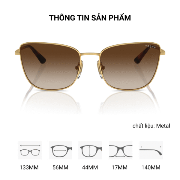 Vogue 0VO4308S Kính Mát Mắt Mèo – Tem Chính Hãng Luxottica