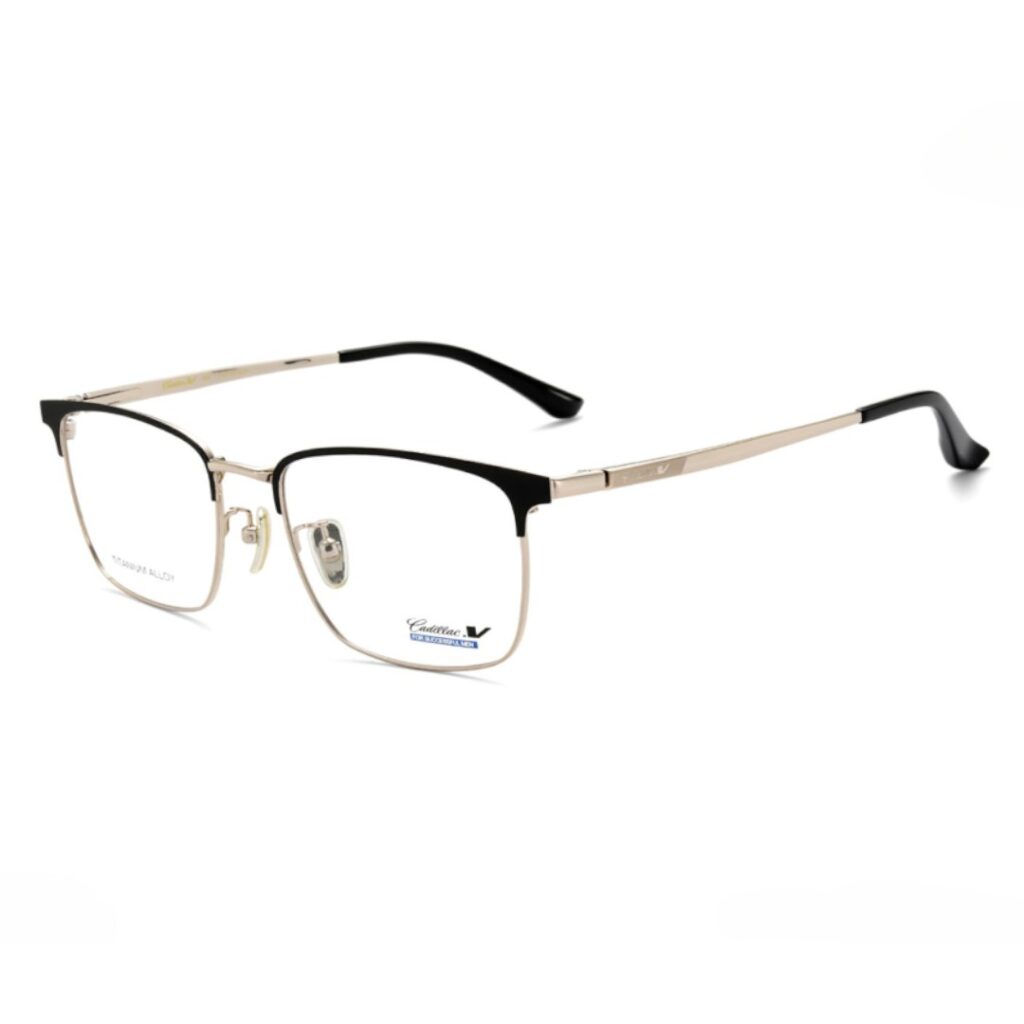gọng kính vuông titanium alloy cadillac C5028D