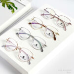 Gọng Kính Mắt Mèo Titanium IP San Bulonie 5501 Chính Hãng