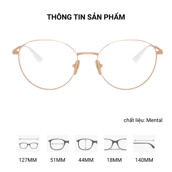 Vogue 0VO4306 Gọng Kính Mắt Mèo - Tem Chính Hãng Luxottica