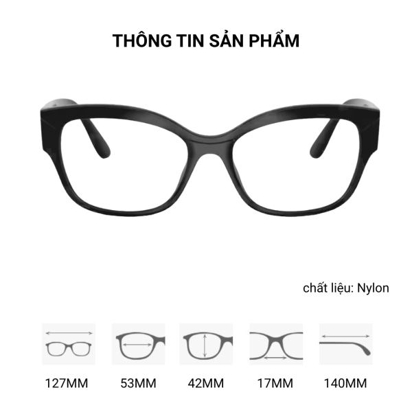 Vogue 0VO5635U Gọng Kính Mắt Mèo - Tem Chính Hãng Luxottica