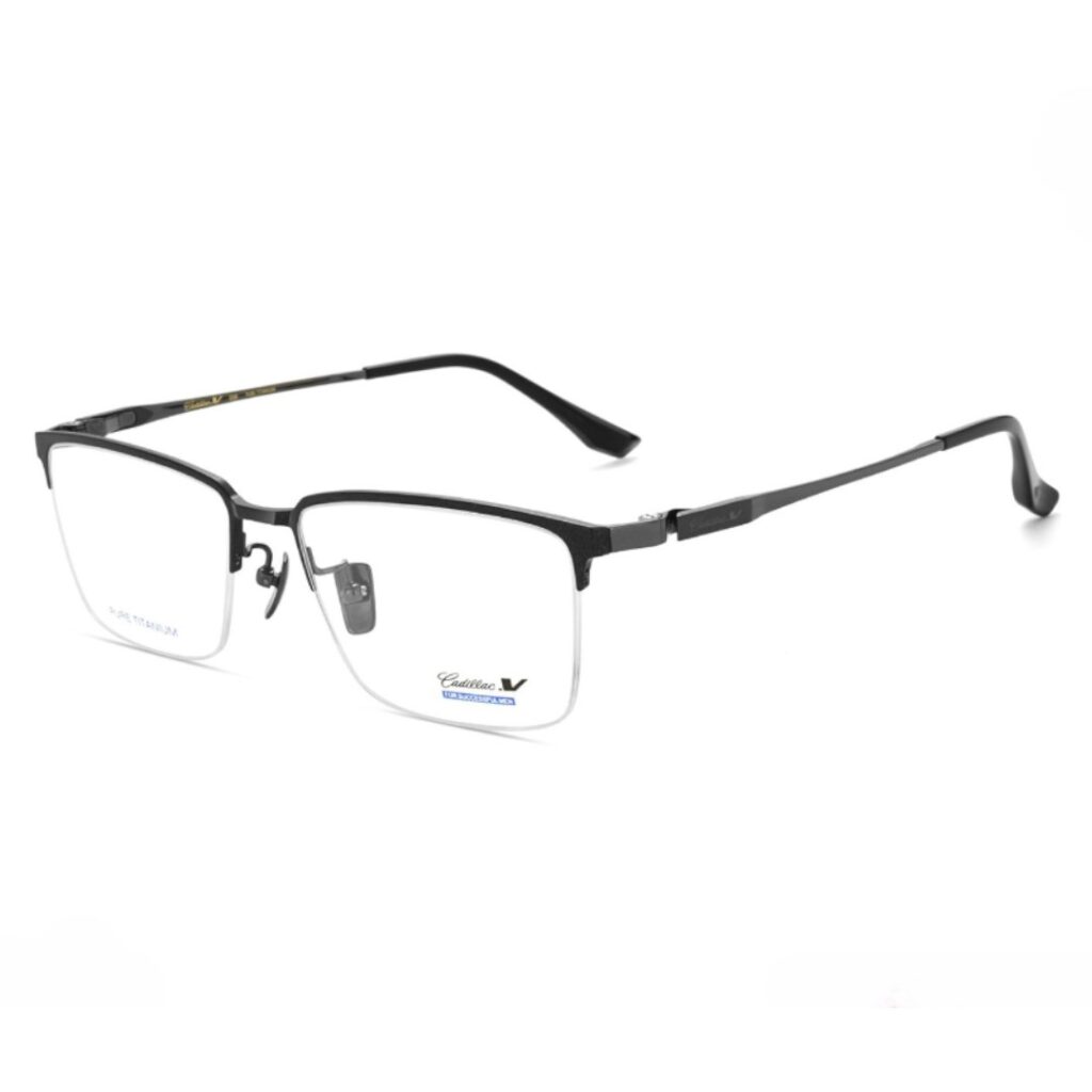gọng kính nữa khung titanium cadillac C3117GS