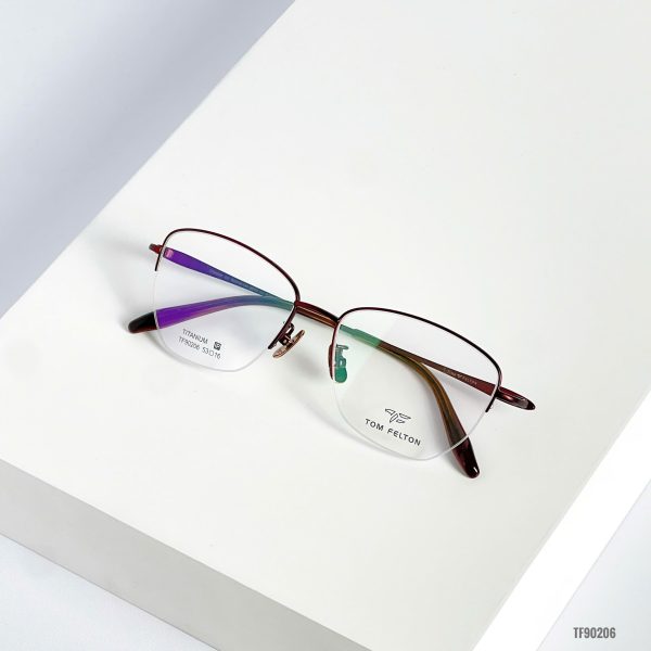 Tom Felton TF90206 - Gọng Kính Nữa Khung Titanium Chính Hãng