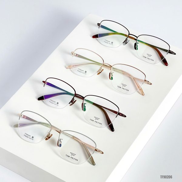 Tom Felton TF90206 - Gọng Kính Nữa Khung Titanium Chính Hãng