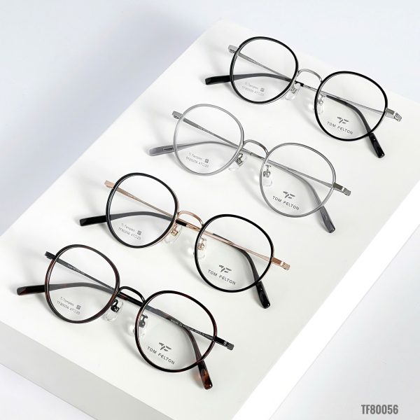 Tom Felton TF80056 - Gọng Kính Tròn Titanium Chính Hãng