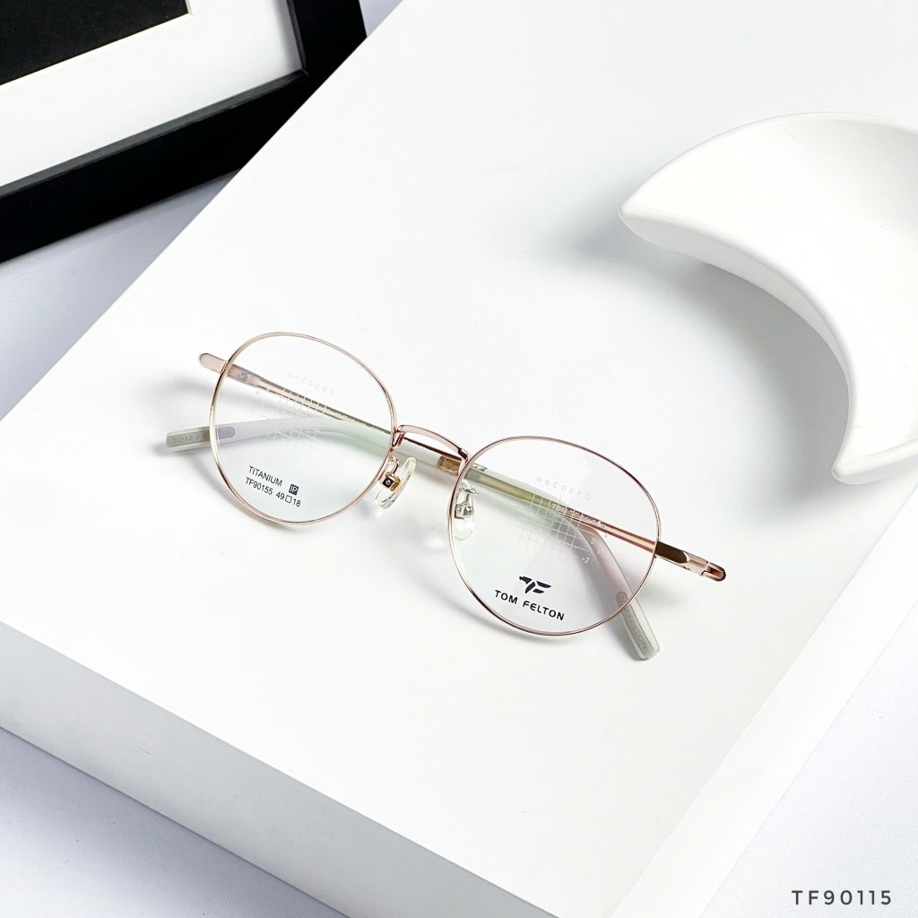 Tom Felton TF90115 - Gọng Kính Tròn Titanium Chính Hãng