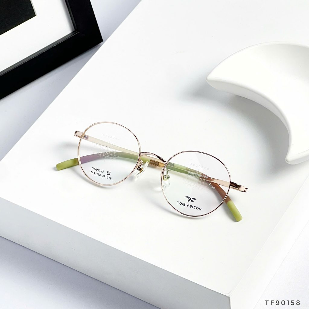 Tom Felton TF90158 - Gọng Kính Tròn Titanium Chính Hãng