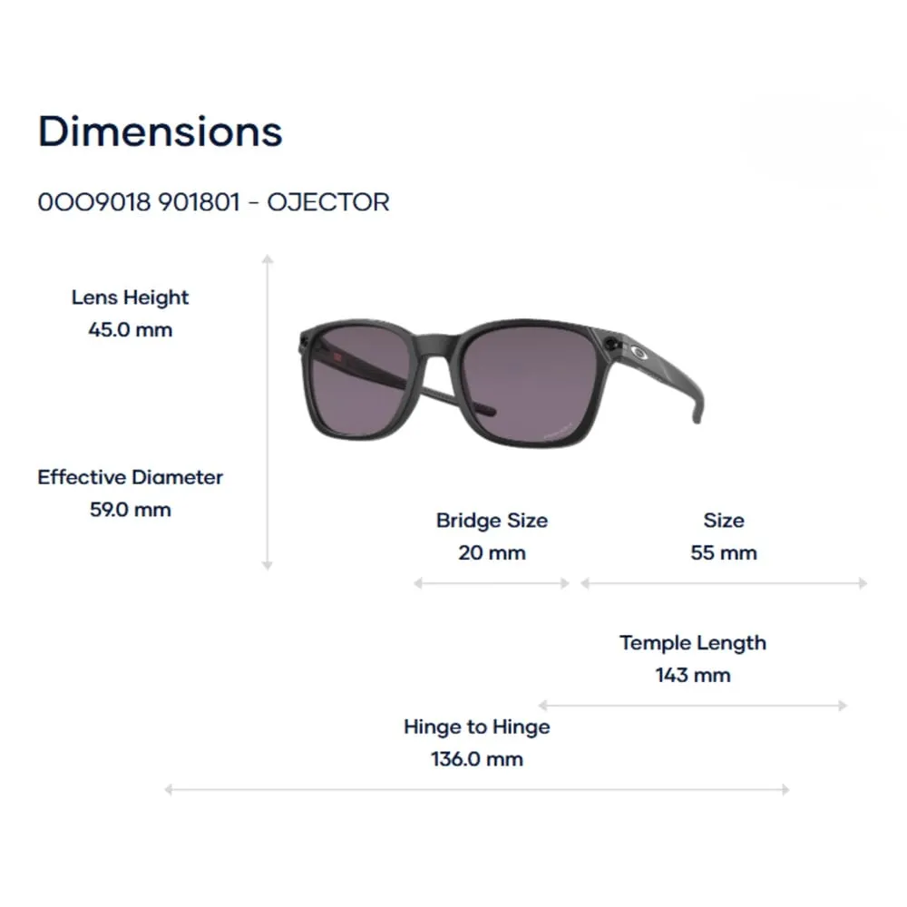 Oakley 0OO9018 Ojector Kính Mát - Tem Chính Hãng Luxottica