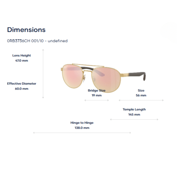 Gọng Kính RayBan 0RB3736CH Tem Chính Hãng Luxottica