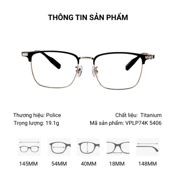 Gọng Kính Furla VFU935J Chính Hãng