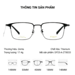 Gọng Kính Zenta DP25-A-ZT8033 Chính Hãng - Ảnh 3