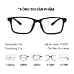 Fila VFIC47F Gọng Kính Thể Thao – Tem Chính Hãng 101