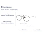 Ray-Ban Round Metal 0RX3447V Gọng Kính - Tem Chính Hãng Luxottica