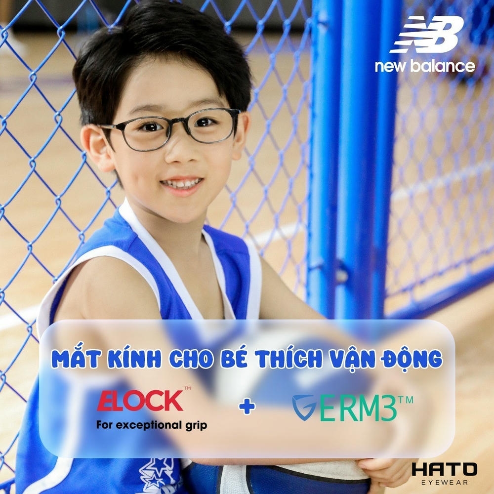 Gọng Kính Trẻ Em New Balance NBJ09399 Tem Chính Hãng 101