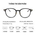 Gọng Kính Tròn New Balance NBN06235X Tem Chính Hãng 101