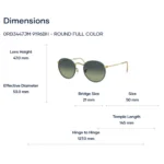 Kính Mát Ray-Ban Round Full Color 0RB3447JM – Tem Chính Hãng Luxottica