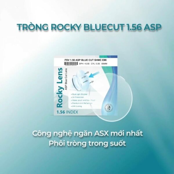 Rocky Safe 1.60 BlueSelect – Tròng Kính Chống Ánh Sáng Xanh Cao Cấp - Ảnh 4