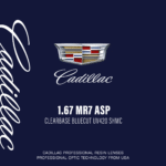 Tròng kính chống ánh sáng xanh Cadillac Lens 1.67 MR-7 ASP Clear Base BlueCut Chính Hãng