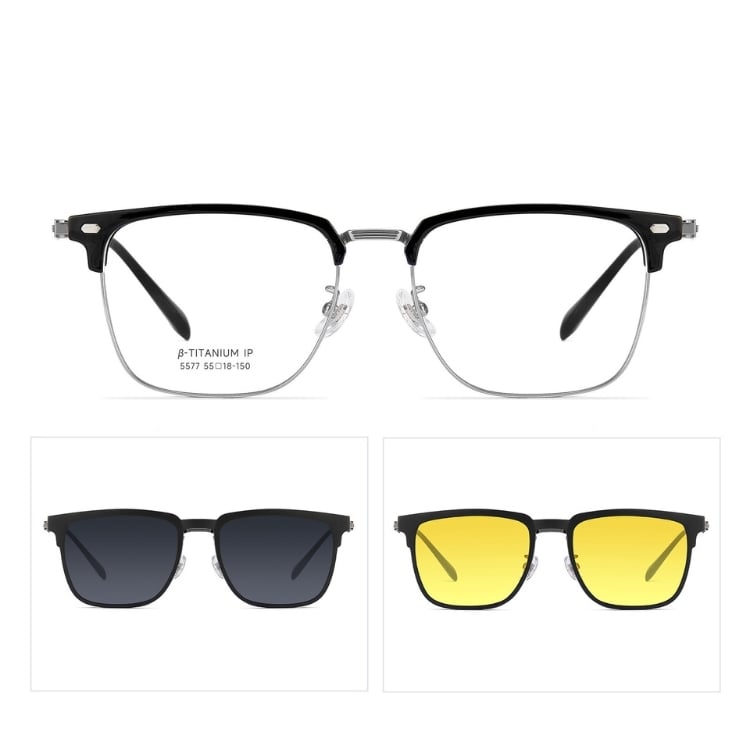 Kính Râm Cận Clip On Snap 7799