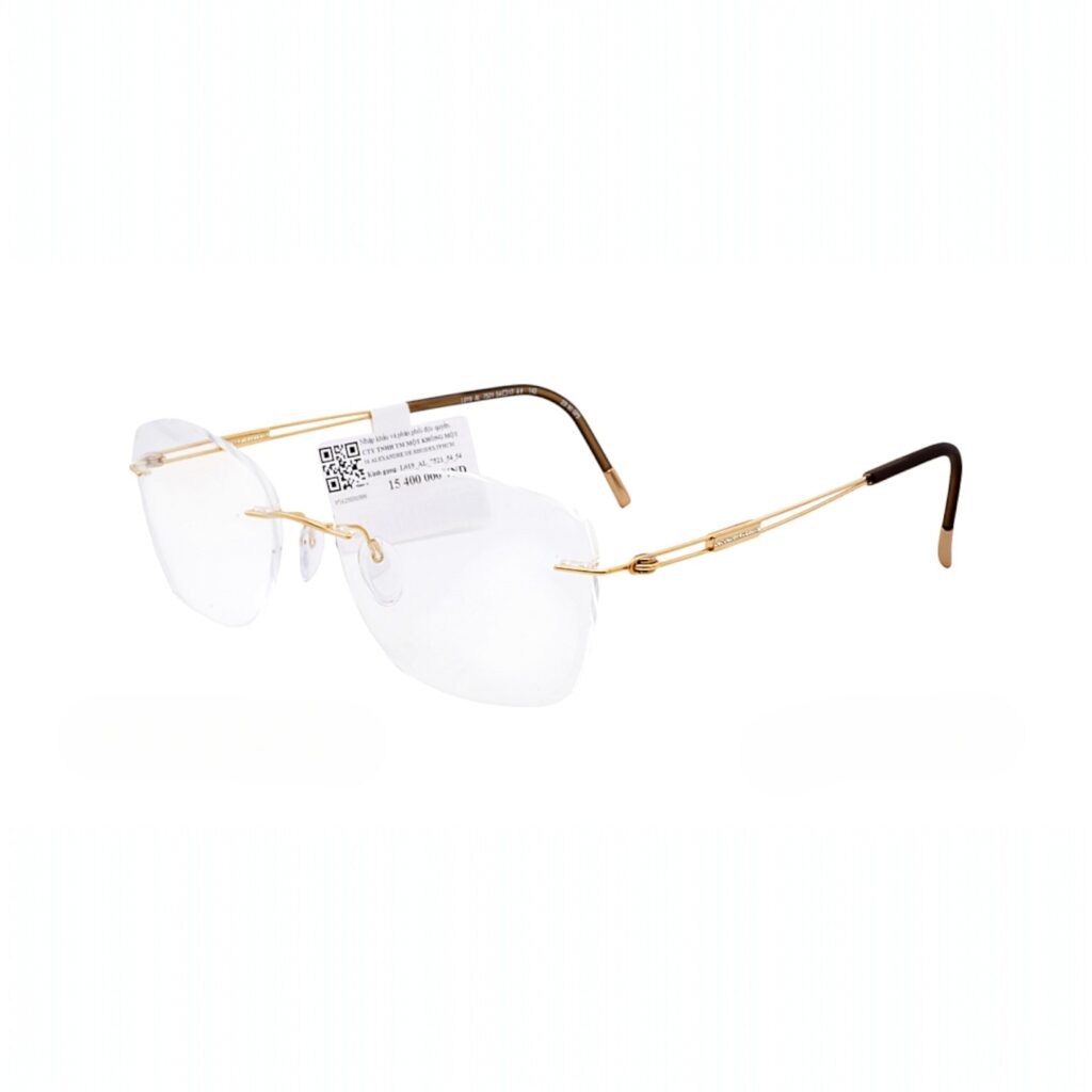 Kính Không Gọng Silhouette L019AL Mạ Vàng 23KT Gold Plated