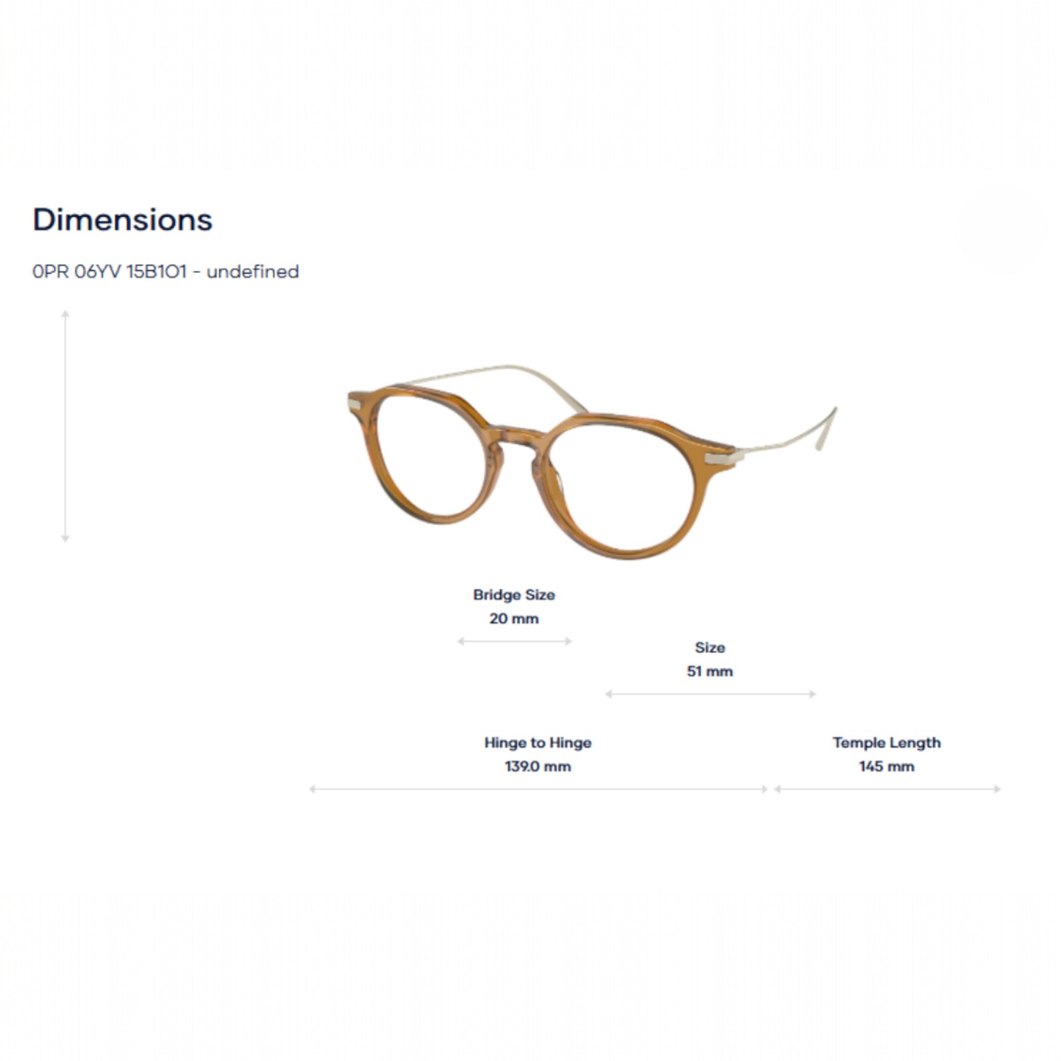 Gọng Kính Prada 0PR 06YV – Chính Hãng Luxottica