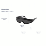 Kính Mát Prada 0PR B20S Visor Black Shield