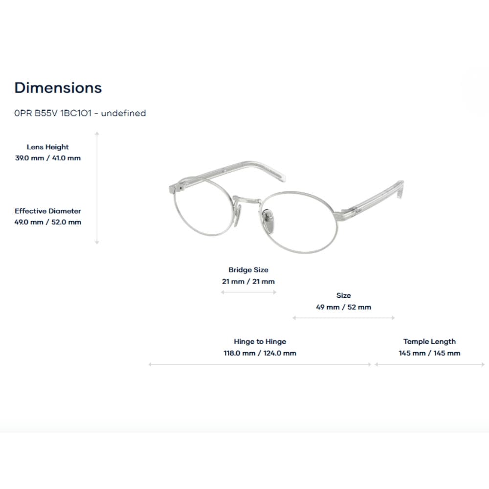 Gọng Kính 0PR B55V - Chính Hãng Luxottica