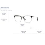 Gọng Kính Nửa Khung Burberry 0BE1383D - Tem Chính Hãng Luxottica - Ảnh 2