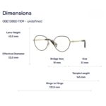 Burberry 0BE1388D Gọng Kính Tròn – Tem Chính Hãng Luxottica - Ảnh 3