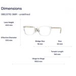 Burberry 0BE2371D Gọng Kính Chữ Nhật – Tem Chính Hãng Luxottica - Ảnh 3