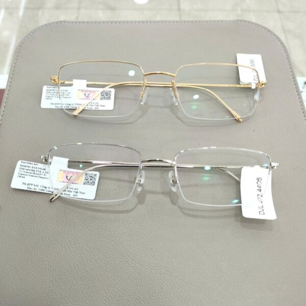 gọng kính nửa khung Cartier CT0093O (2) Cartier CT0093O Gọng Kính Nửa Khung Đúc Vàng Nguyên Khối 18K - Tem Chính Hãng Vinaoptic - Ảnh 8